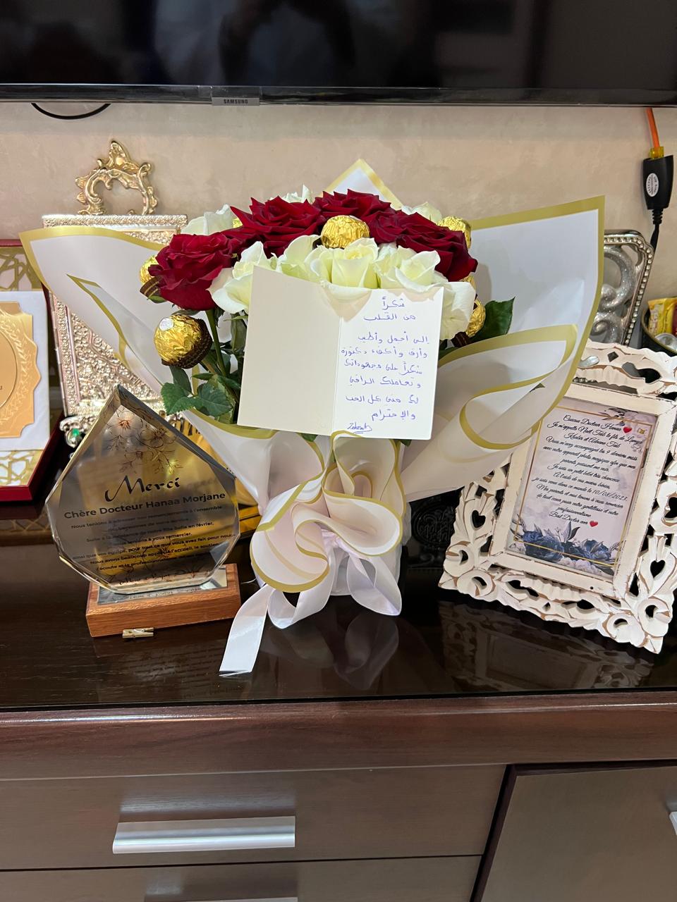 Trophées et lettres de reconnaissance